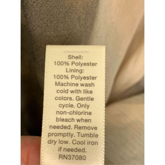 C Est. 1946 Marbled Lined Sleeveless Spaghetti Strap Slip Dress Gray Tan Small - Picture 5 of 8